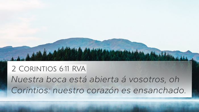 2 Corintios 6:11 RVA Bible Verse Image