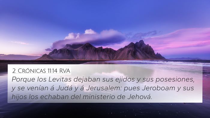 2 Crónicas 11:14 RVA Bible Verse Image
