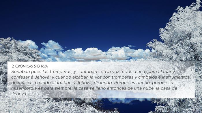 2 Crónicas 5:13 RVA Bible Verse Image