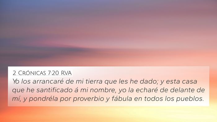 2 Crónicas 7:20 RVA Bible Verse Image