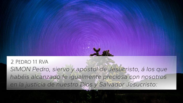 2 Pedro 1:1 RVA Bible Verse Image