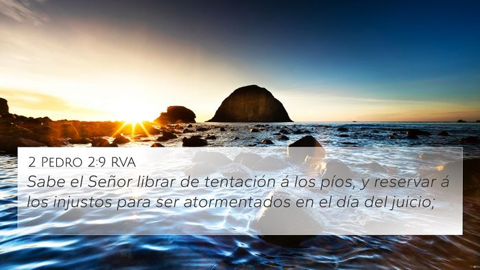 2 Pedro 2:9 RVA Bible Verse Image