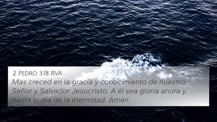 2 Pedro 3:18 RVA Bible Verse Image