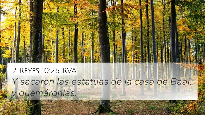 2 Reyes 10:26 RVA Bible Verse Image