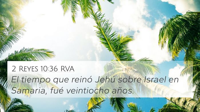 2 Reyes 10:36 RVA 4K Wallpaper - El tiempo que reinó Jehú sobre Israel en - 4K Wallpaper Bible Verse