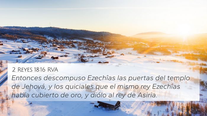 2 Reyes 18:16 RVA Bible Verse Image