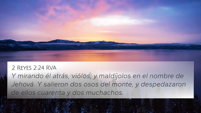 2 Reyes 2:24 RVA Bible Verse Image