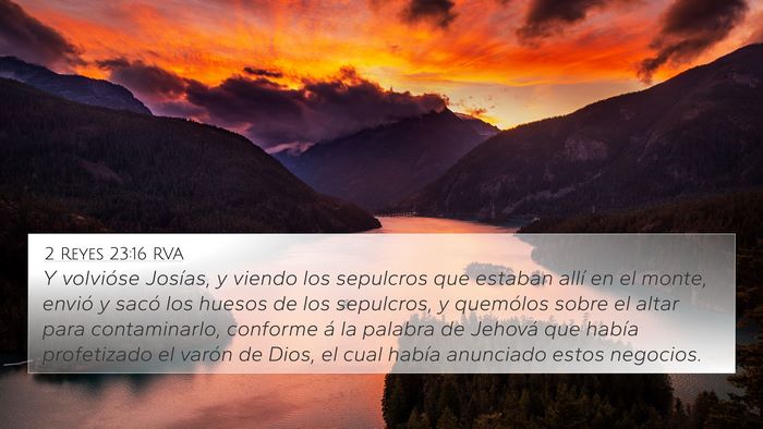 2 Reyes 23:16 RVA Bible Verse Image