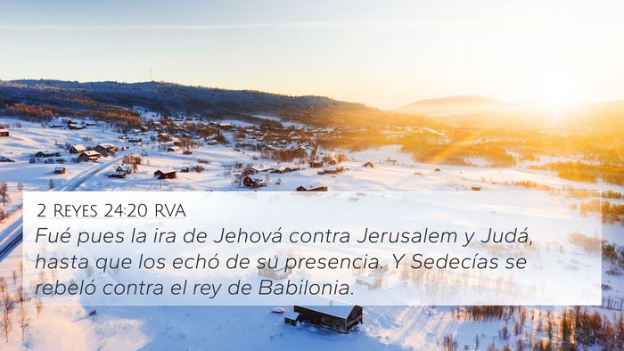 2 Reyes 24:20 RVA Bible Verse Image