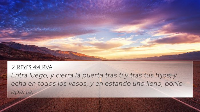 2 Reyes 4:4 RVA Bible Verse Image