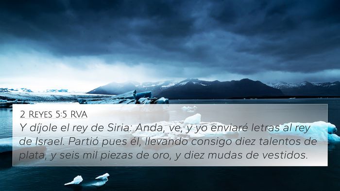 2 Reyes 5:5 RVA Bible Verse Image