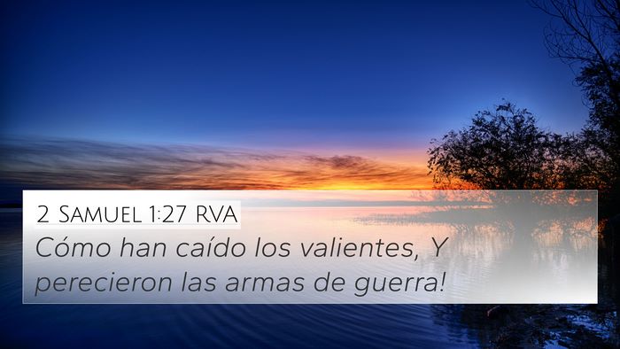 2 Samuel 1:27 RVA Bible Verse Image