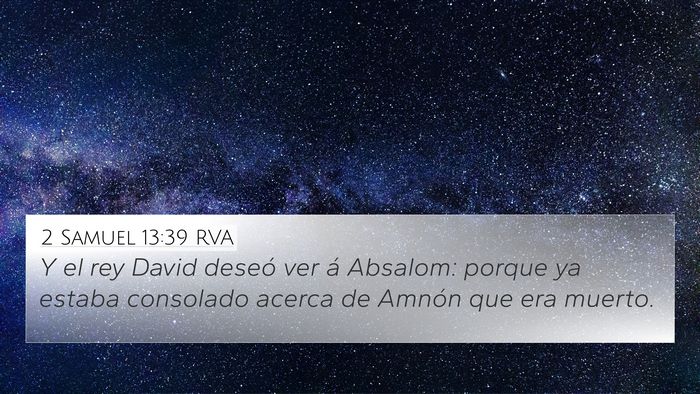 2 Samuel 13:39 RVA Bible Verse Image