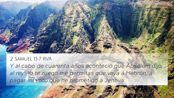2 Samuel 15:7 RVA Bible Verse Image