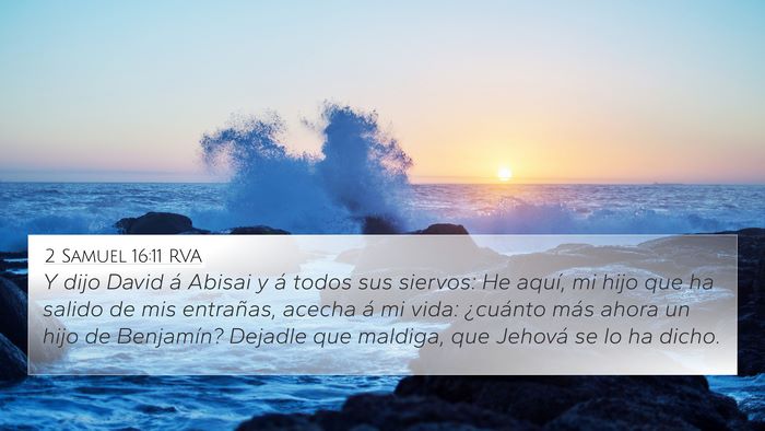 2 Samuel 16:11 RVA Bible Verse Image