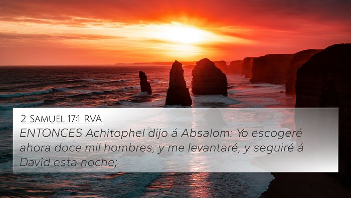 2 Samuel 17:1 RVA Bible Verse Image