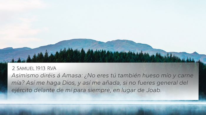 2 Samuel 19:13 RVA Bible Verse Image