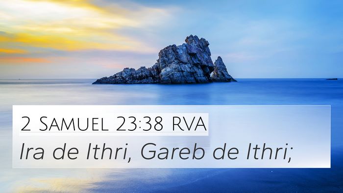 2 Samuel 23:38 RVA Bible Verse Image