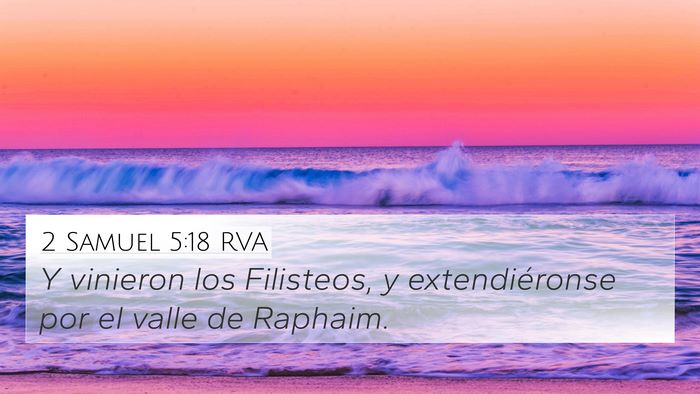 2 Samuel 5:18 RVA Bible Verse Image