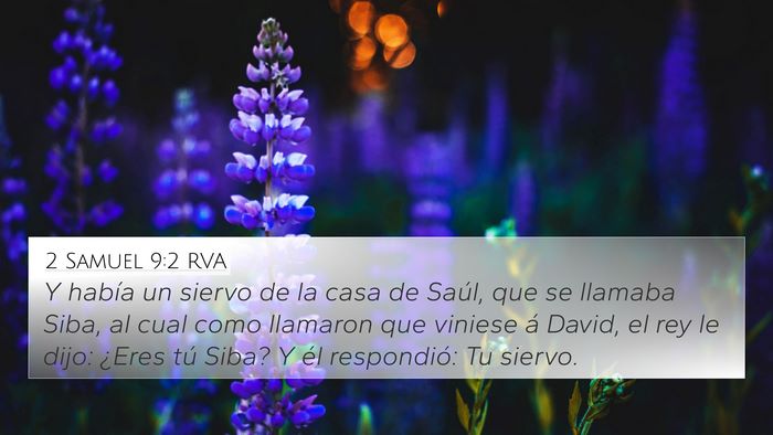 2 Samuel 9:2 RVA Bible Verse Image