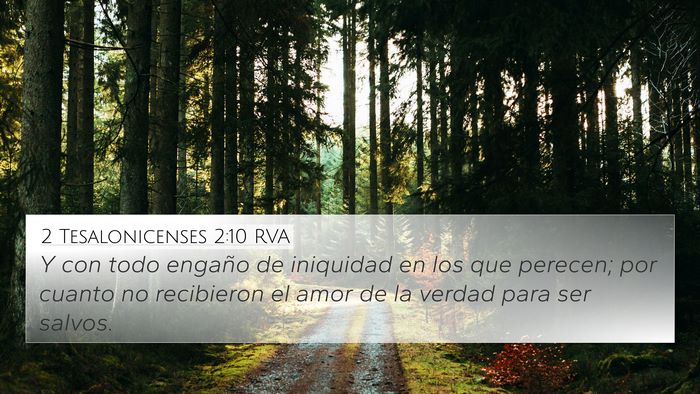2 Tesalonicenses 2:10 RVA Bible Verse Image