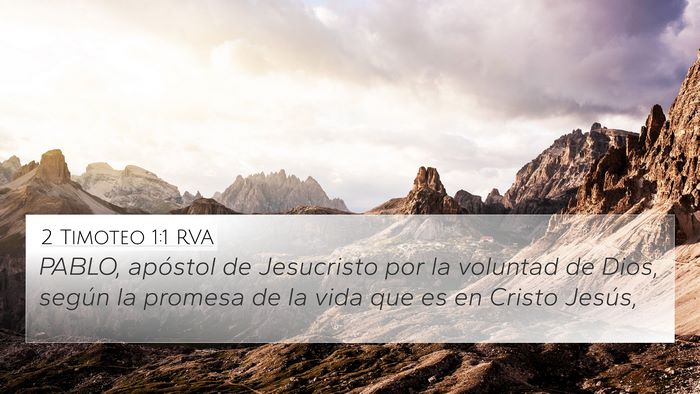 2 Timoteo 1:1 RVA Bible Verse Image