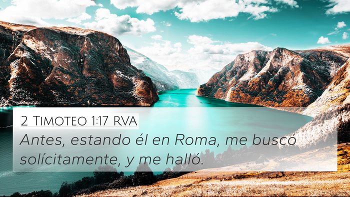 2 Timoteo 1:17 RVA Bible Verse Image