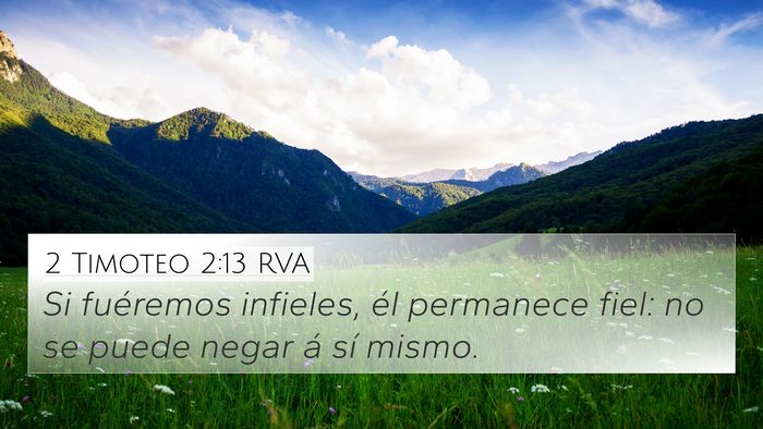 2 Timoteo 2:13 RVA Bible Verse Image