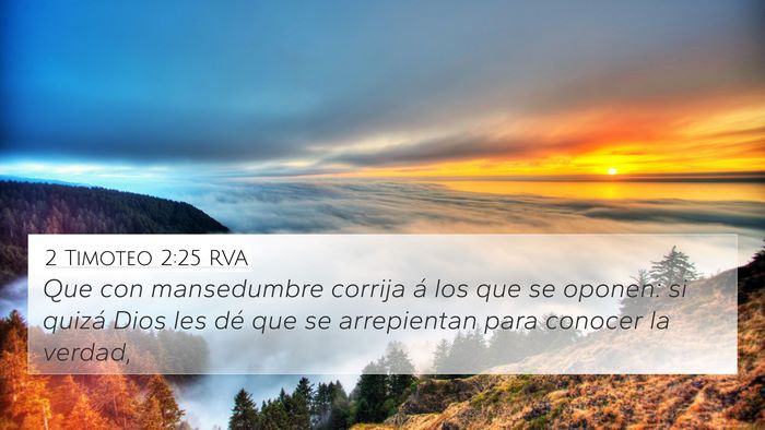 2 Timoteo 2:25 RVA Bible Verse Image