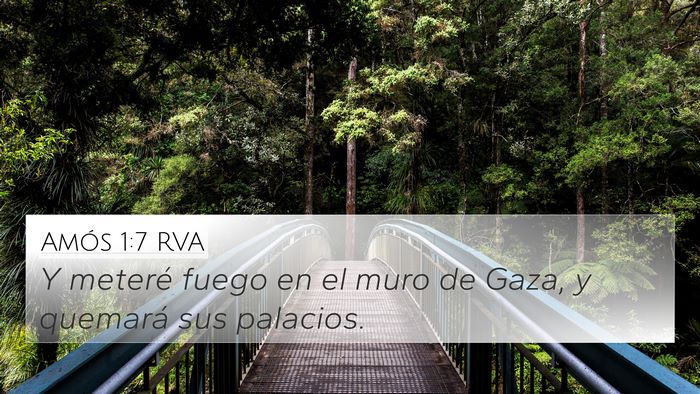 Amós 1:7 RVA Bible Verse Image