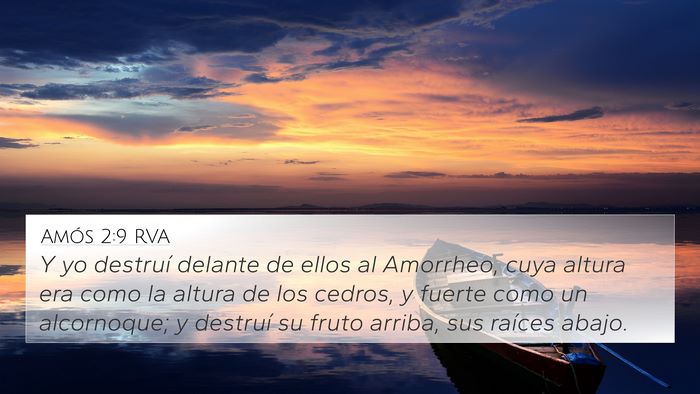Amós 2:9 RVA Bible Verse Image