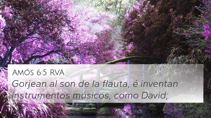 Amós 6:5 RVA Bible Verse Image