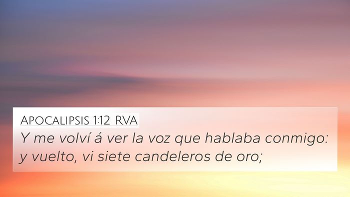 Apocalipsis 1:12 RVA Bible Verse Image