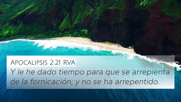 Apocalipsis 2:21 RVA Bible Verse Image