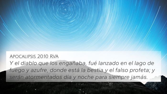 Apocalipsis 20:10 RVA Bible Verse Image