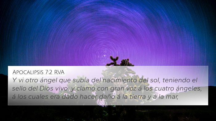 Apocalipsis 7:2 RVA Bible Verse Image