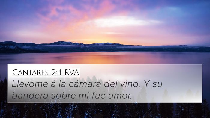 Cantares 2:4 RVA Bible Verse Image