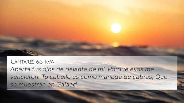 Cantares 6:5 RVA Bible Verse Image