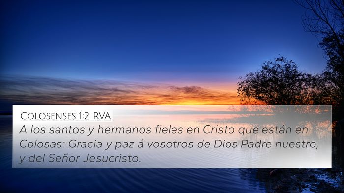 Colosenses 1:2 RVA Bible Verse Image