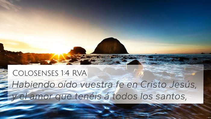 Colosenses 1:4 RVA Bible Verse Image