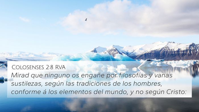 Colosenses 2:8 RVA Bible Verse Image