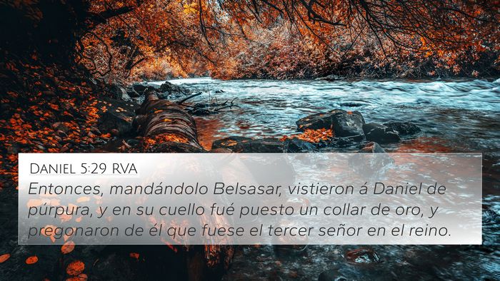 Daniel 5:29 RVA Bible Verse Image