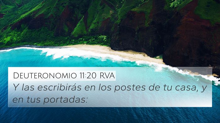 Deuteronomio 11:20 RVA Bible Verse Image