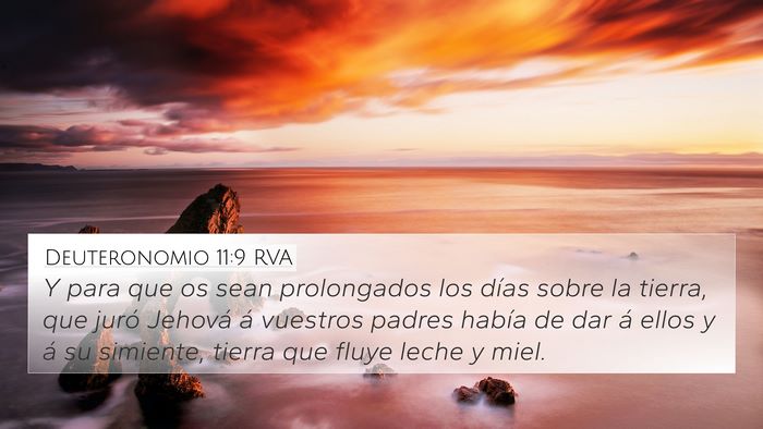 Deuteronomio 11:9 RVA Bible Verse Image