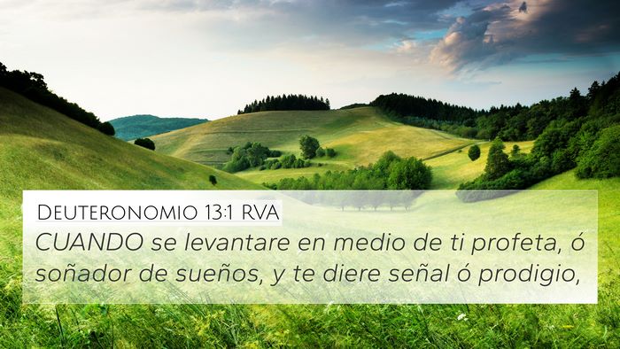 Deuteronomio 13:1 RVA Bible Verse Image
