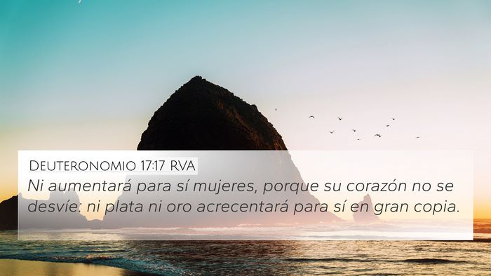Deuteronomio 17:17 RVA Bible Verse Image