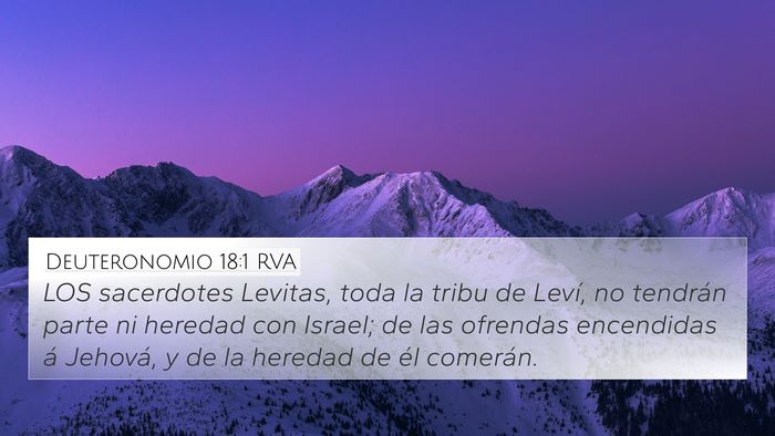 Deuteronomio 18:1 RVA Bible Verse Image
