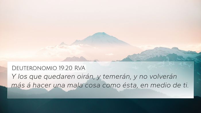 Deuteronomio 19:20 RVA Bible Verse Image