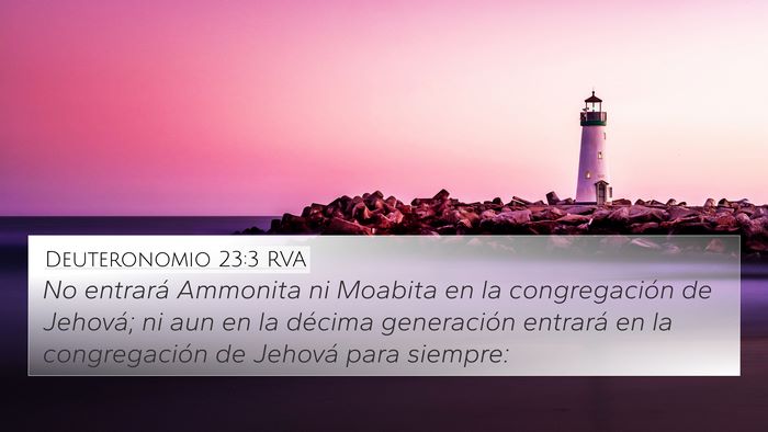 Deuteronomio 23:3 RVA Bible Verse Image