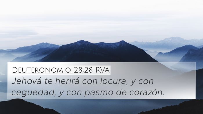 Deuteronomio 28:28 RVA Bible Verse Image